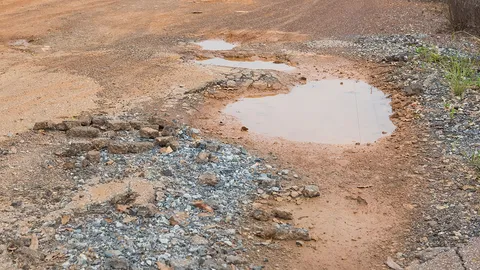 ห้องร้องทุกข์ : ถนนชำรุด เป็นหลุมเป็นบ่อขนาดใหญ่ เดินทางเข้าออกลำบาก