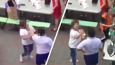 ร.ร.ดัง เผยเหตุการณ์ หลังอาม่าตบเด็ก ต้นเรื่องจากเด็กอนุบาล ลูกชายมาทั้งบ้าน