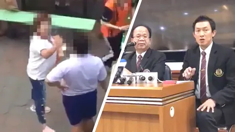 ร.ร. ตั้งโต๊ะแจงเคส อาม่าตบเด็ก นักเรียนเครียด เคลียร์ดราม่า บริจาคเงิน