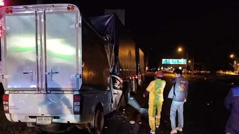 ตร.ยัน หนุ่มพะเยาชนรถพ่วงดับ ไปหาเมียจริง แต่ไม่รู้ทะเลาะกันหรือไม่ 