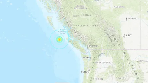 ระทึก แผ่นดินไหวขนาด 6.2 เขย่าแคนาดา ก่อนคริสต์มาส ลึกแค่ 1-5 กิโล