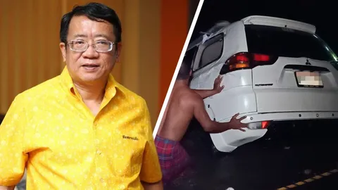 ชาวบ้านเล่า "รถนายกแจ๊ค" เหาะข้ามเรือ 3 ลำ ก่อนตกคลอง ยังหาร่างไม่เจอ 