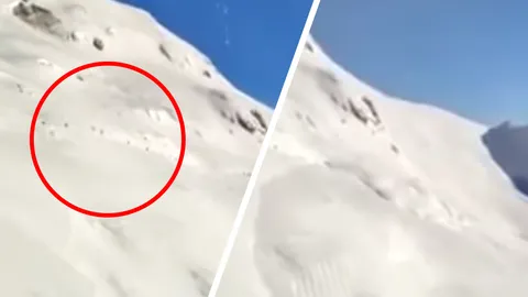 ระทึก วินาทีหิมะถล่มกลืนนักสกีบนเทือกเขาแอลป์ กู้ภัยเร่งค้นหา (คลิป)