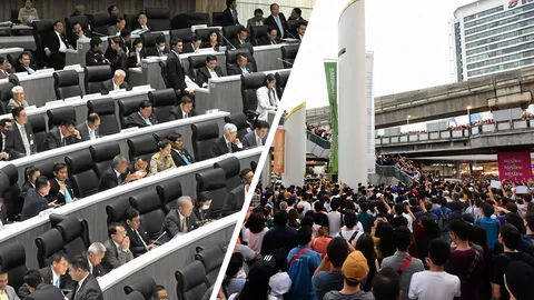 เหลียวหลังการเมือง 2562 : ปีหักเหลี่ยมชิงอำนาจ