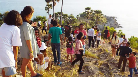 แหลมพรหมเทพ อยู่ติดทะเล ทต.ราไวย์ เร่งติดป้ายบอก หลังกูเกิลปักหมุดผิด
