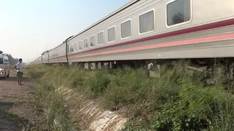 รถไฟ ขยี้ร่างหนุ่มราชบุรี ชิ้นส่วนกระจายเกลื่อน คนขับเบรกไม่ทัน