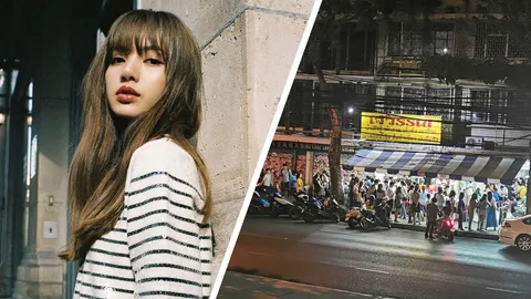 คนตามรอย "ลิซ่า blackpink" แน่น "ร้านน้ำเต้าหู้เจ๊วรรณ" ขายดียกกำลังสอง