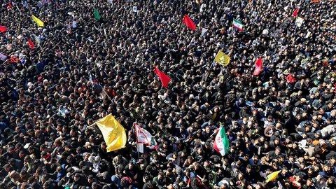 เหยียบกันตาย พิธีฝังศพ "โซไลมานี"