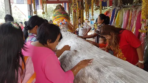 ส่อง "เลขเด็ด" ตะเคียนโบราณ วัดสว่างอารมณ์ คอหวยหวังดวงเฮงรับตรุษจีน
