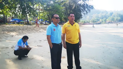 ชาวบ้านที่พังงาไม่เชื่อมีฉลามกัด นทท.ที่หาดนางทอง คาดหอยบาดเท้ามากกว่า