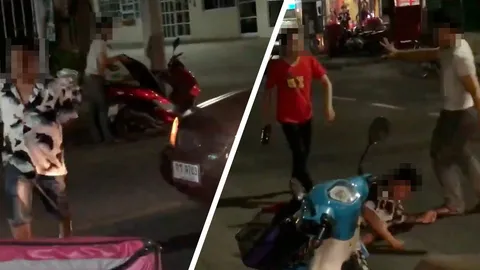 “กูเจ็บหมดแล้วนะ” ชายร่างท้วมปรี่หาเรื่องสาวถ่ายคลิปแฉ สุดท้ายอ่วม