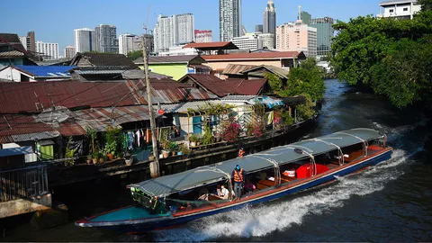 ภัยแล้งทำเขื่อนคลองแสนแสบทรุด 3 จุดในเขตหนองจอกแถมถนนด้วย