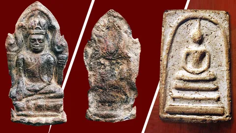 สนามพระ : พระยอดขุนพล เนื้อตะกั่วสนิมแดง กรุเสมาสามชั้น เพชรบุรี ของ อ.แบงค์ บ้านขลู่