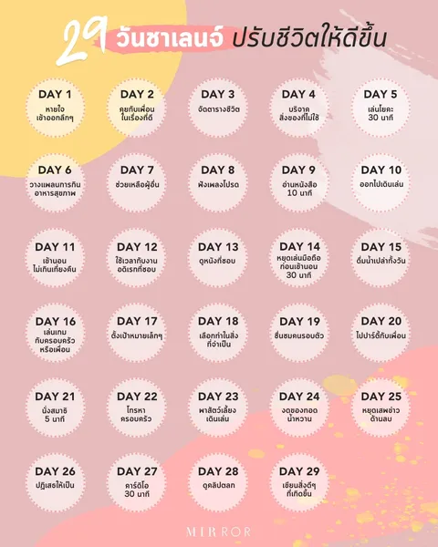 ตาราง "เปลี่ยนชีวิต" 