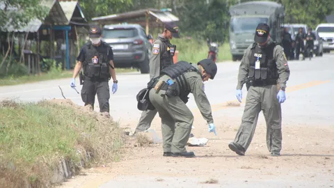 โจรใต้ลอบวางระเบิด หวังสังหารทหารลาดตระเวน โชคดีทุกคนปลอดภัย