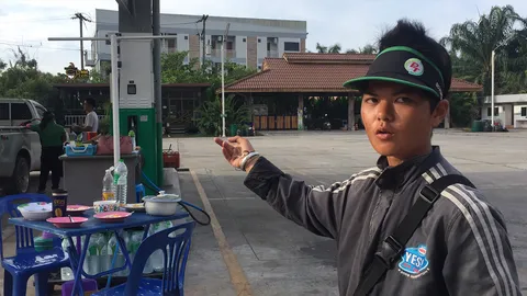 หนุ่มเมืองคอนเมากร่าง เติมน้ำมันแล้วชักมีดขู่เด็กปั๊มแล้วหนี ตร.เร่งตามจับ