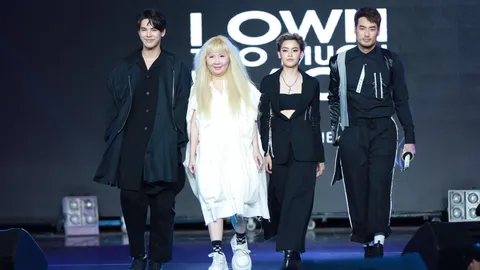 พีช-บอย-นิ้ง ไม่ทำให้ผิดหวัง โชว์แฟชั่นในสไตล์ กุ้ง ศรุดา