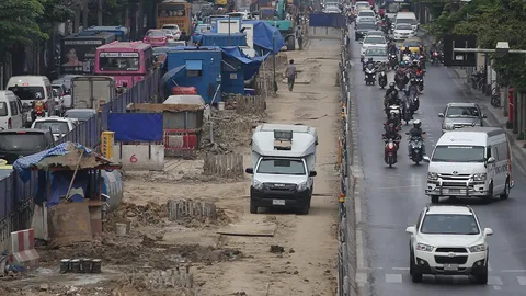 ตำรวจเรียกถกหลายหน่วยรับมือรถติดสร้างสีเหลือง