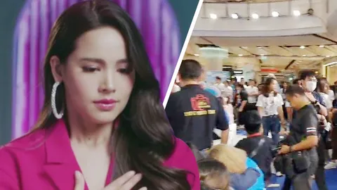 ญาญ่า ช็อกจนร้องไห้ ร่างคนกระโดดห้างลอยผ่านต่อหน้าต่อตา