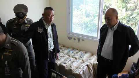 ปส.จับแก๊งยาเครือข่าย "กุ๊ก ระยอง" ยึดของกลางและทรัพย์สินกว่า 300 ล้าน