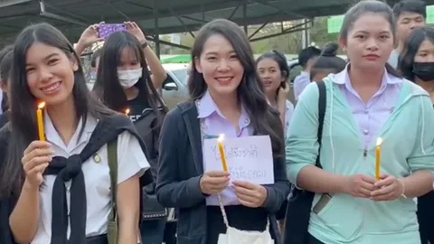 มรภ.มหาสารคาม รวมตัว #ราชภัฏอยากงัดกับสลิ่ม ไม่เอา “คุณประยุทธ์”