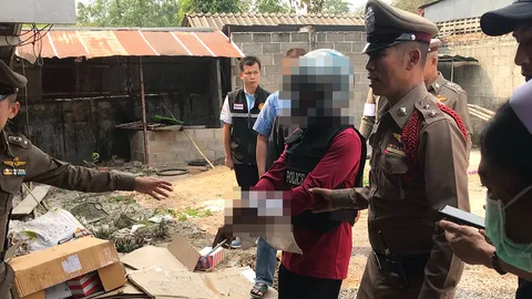 เผยลูกทรพีฆ่าหั่นศพแม่ บอกหัวฝังที่ชายป่า ตร.เวียงป่าเป้าแจ้งข้อหาหนัก