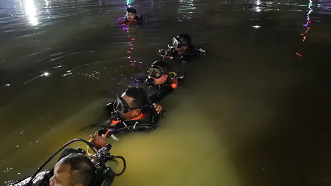 หนุ่มใหญ่สติไม่ดี ซดเหล้างานบวชข้างสระน้ำวัด พลาดท่าตกน้ำจมดับ