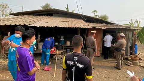 คมแฝกฟาดเมีย กะโหลกแตกดับ (คลิป)