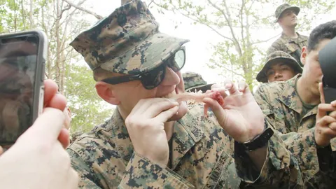 คอบร้าโกลด์ 2020 ทหารสหรัฐฯ ฝึกดำรงชีพในป่า กินตุ๊กแก แมงป่อง