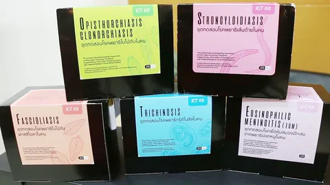 นักวิจัย มข.เจ๋ง เปิดตัวชุดทดสอบพยาธิใบไม้ในตับ-เส้นด้าย ใช้ง่ายแม่นยำ