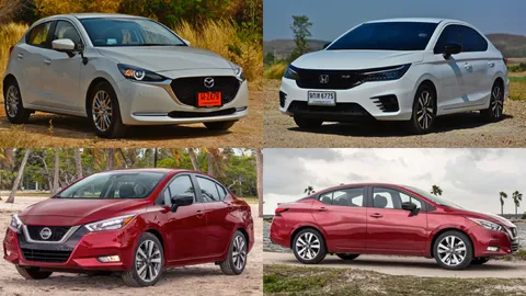 ส่องจุดสลบ จบที่เปรียบมวย HONDA CITY / MAZDA 2 / NISSAN ALMERA 