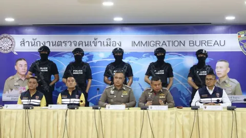 ตม.แถลง 2 คดี ลุยตลาดนัดรถไฟกวาดล้างต่างด้าว จับเขมรลอยแพลูกทัวร์