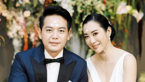 “จ๋า-ตุ๊” ลั่นระฆังวิวาห์เรียบง่าย เจ้าบ่าวยินดีเข้าชมรม “กลัวเมีย”