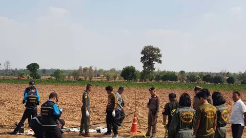 น้องชายหวังฮุบมรดกไร่มัน บุกฆ่าพี่ชาย โดนยิงสวน กระสุนเข้าหัวตายคาที่