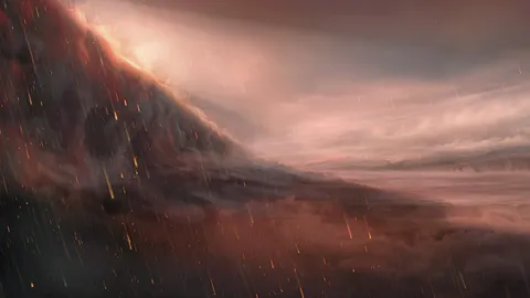 ดาวเคราะห์นอกระบบฝนตกเป็นโลหะ