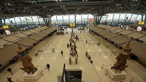 นักท่องเที่ยวลดฮวบ