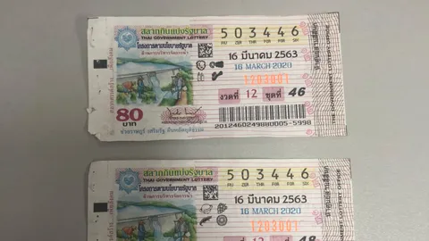 หนุ่มนิคมฯ ลำพูนดวงเฮง ถูกหวย 12 ล้าน มาลงบันทึกโรงพักแล้วรีบเผ่น