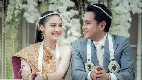 พิธีหมั้นและมงคลสมรส "นาตาลี-เกริกพล" สุดอบอุ่น (คลิป)