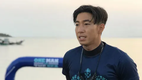 “โตโน่” ว่ายหาทุนให้โรงพยาบาล-สัตว์ทะเล (คลิป)