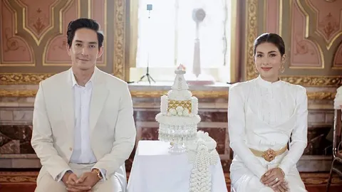 หลุยส์-นุ่นแต่งเงียบ จัด “พิธีวิวาห์” เรียบง่าย (คลิป)