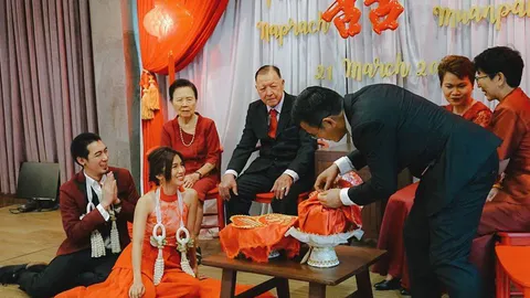 กิ่ง เหมือนแพร ควง ปอนด์ วิวาห์เรียบง่ายแบบจีน เชิญเฉพาะญาติ-เพื่อนสนิท