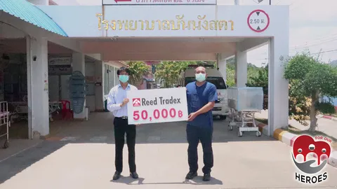 รี้ด เทรดเด็กซ์ มอบเงินให้โรงพยาบาลบันนังสตา เพื่อสนับสนุนบุคลากรทางการแพทย์