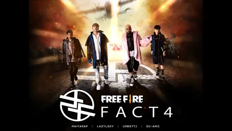 Free Fire x FACT 4 การรวมตัวของ 4 Rapper เผยความหมายที่แท้จริงของ "F"