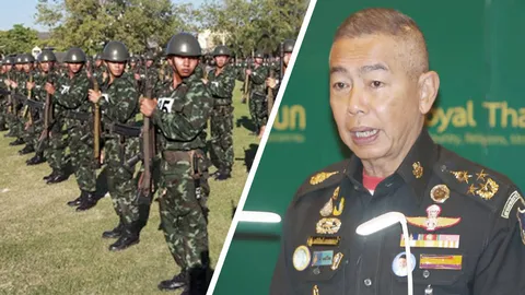 'บิ๊กแดง' เซ็ง 'โควิด' ทำยอดทหารเกณฑ์เลื่อนปลด สมัครใจไม่เข้าเป้า