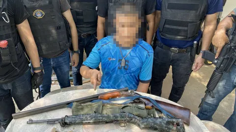 กองปราบส่งสายล่อซื้อ จับ “ญา องค์พระ” ลักลอบค้าอาวุธสงคราม