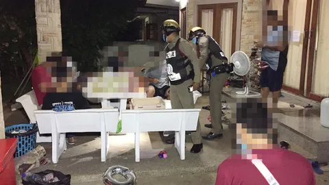 รวบ 10 โจ๋กระบี่ เย้ย ก.ม. สุมหัวก๊งเหล้าโจ๋งครึ่ม อ้างนัดแบ่งกุ้ง