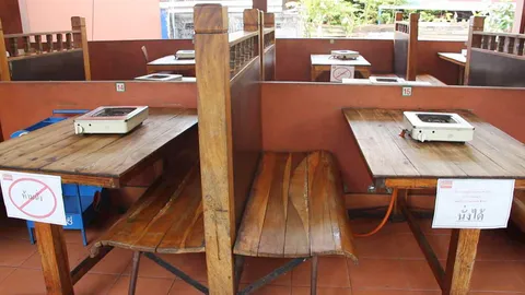 ร้านปิ้งย่างครวญ ข้อกำหนด "นั่งได้โต๊ะละคน" เปิดไปก็ไม่คุ้มทุน