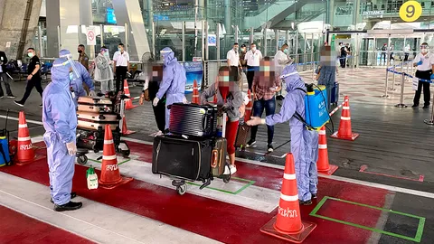 292 คนไทยตกค้างที่ฮ่องกงและมัลดีฟส์ กลับมาถึงไทยแล้ว ส่งกักตัว 14 วัน
