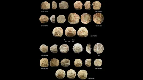 การใช้ลูกหินในตะวันออกกลางเมื่อ 4 แสนปี