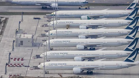 คาเธ่ย์ แปซิฟิก-คาเธ่ย์ ดรากอนอ่วม พิษโควิดทำขาดทุน 4 เดือน 1.8 หมื่นล้าน